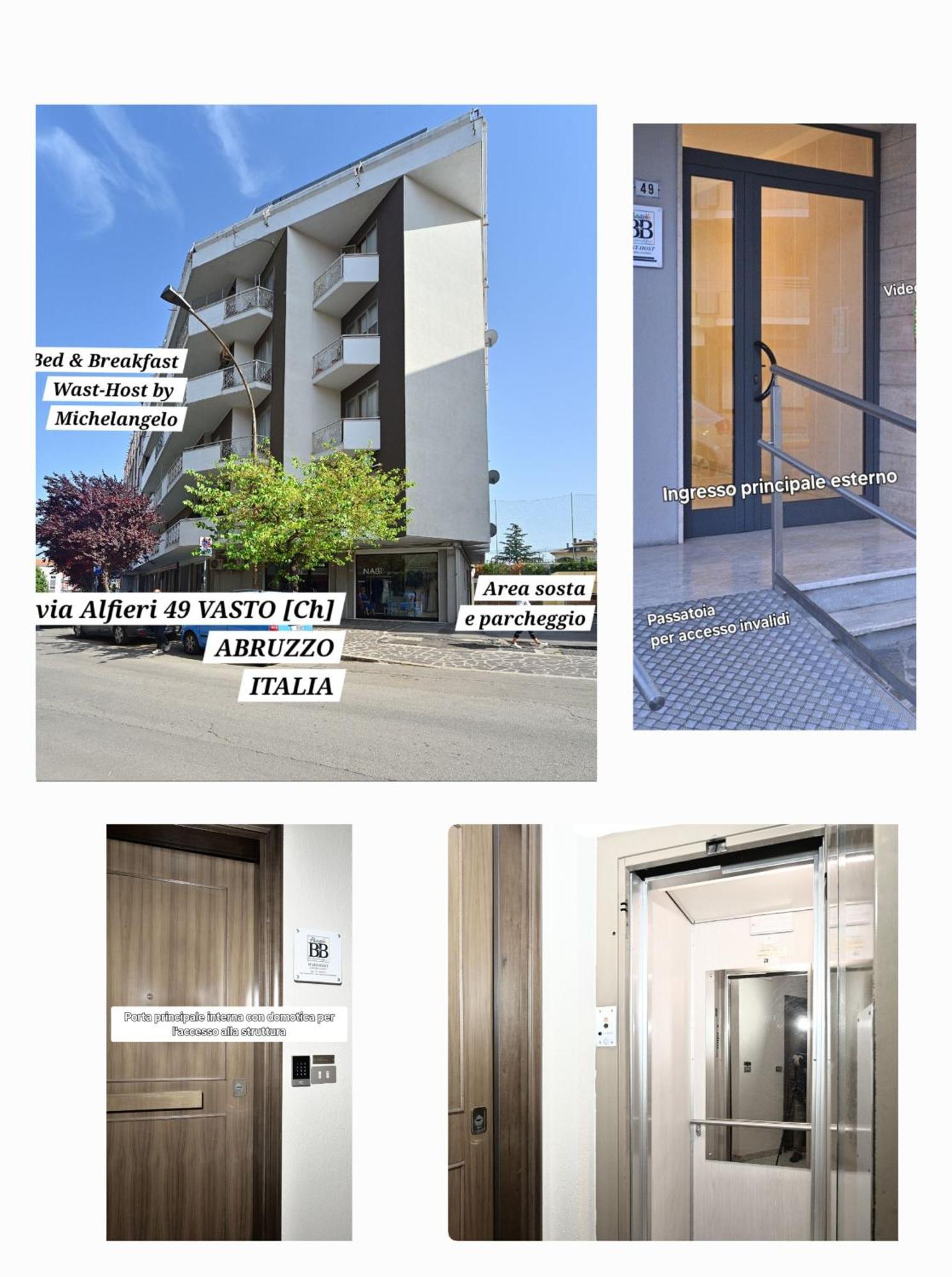 Wast-Host By Michelangelo Bed & Breakfast Vasto Exterior photo